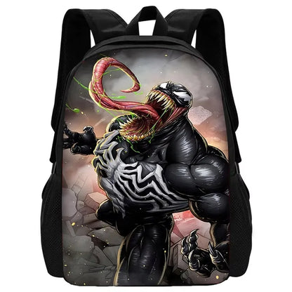 Marvels V-venoms Child School Backpack with Lunch Bags ,Pencil Bags ,School Bags for Boys Girls Best Gift XHOO1-SB-102-A8