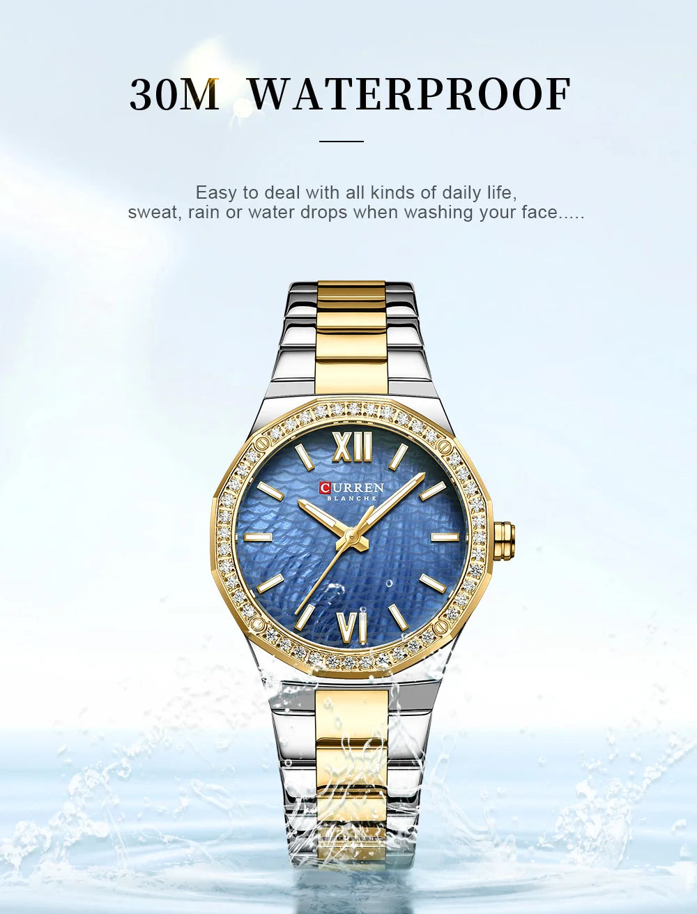 CURREN 2025 Casual Ladies Quartz Wrist Watch Luminous Bracelet Women Watch Clock Luxury Brand Design Women Montre Femme Reloj