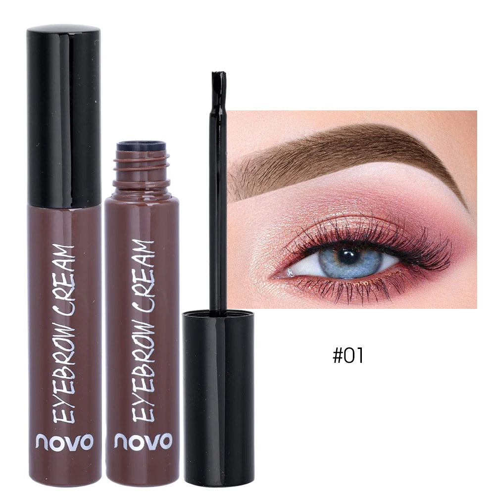 Waterproof Peel Off Eyebrow Gel Semi-Permanent Eye Brow Enhancer Tattoo Tint Long-lasting Black Brown Dye Eyebrow Cream Cosmetic D01