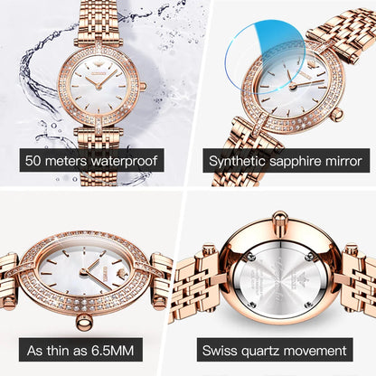 OUPINKE 3191 Luxury Elegant Womens Watches Automatic Mechanical Watch Waterproof Luminous Bracelet Set Gifts Reloj Promotion