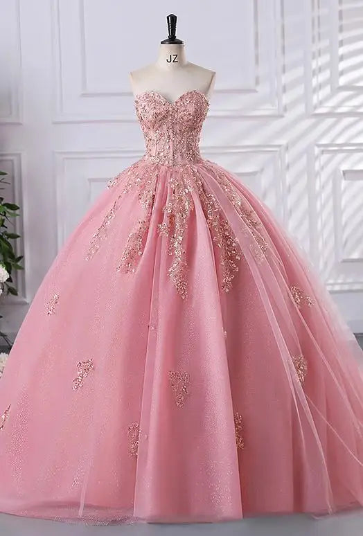 Sonhar Vestidos 15 Quinceanera Dresses Ball Gown Strapless Party Dresses Sweet Ball Gown Customized 15 Year Old Dress Plus Size Badiee Stylez