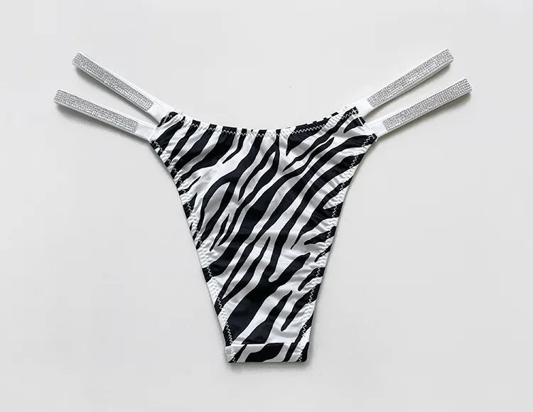 Sexy Panties Women Thongs Rhinestones Diamonds G-string Sports Thong Low Waist Shorts Briefs T-back Fitness S-XL