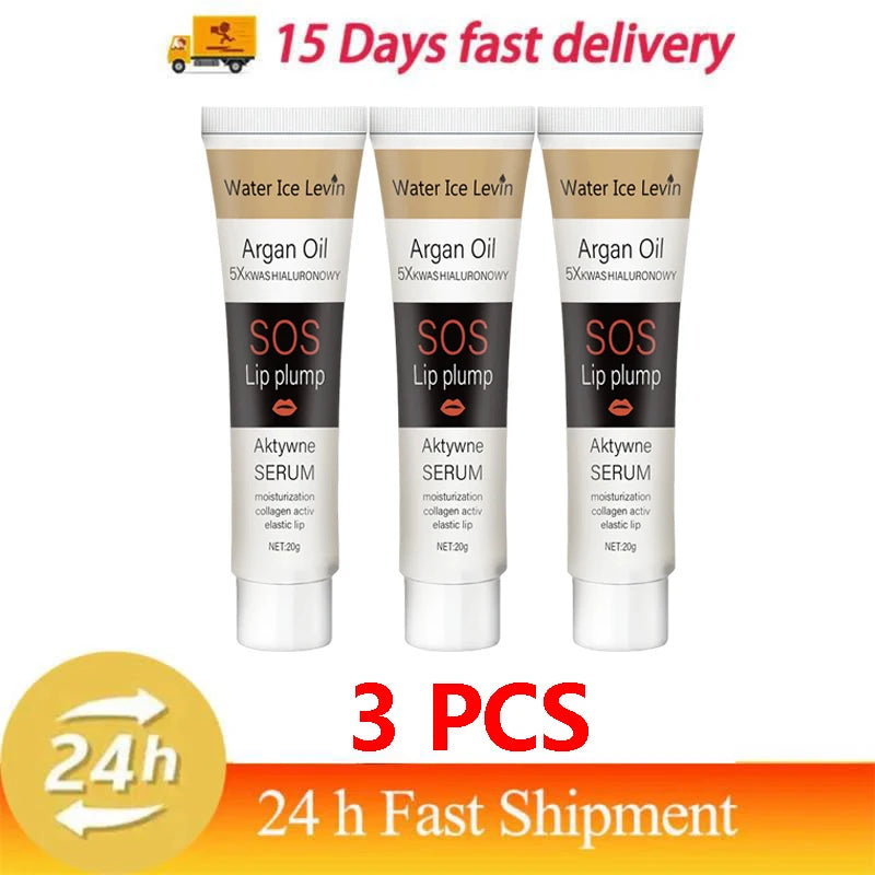 Lip Plumper Serum Extreme Volume Lip Enhancer Liquid Oil Moisturizing Reduce Fine Lines Lip Plumper Gloss Sexy Beauty Makeup 3pcs
