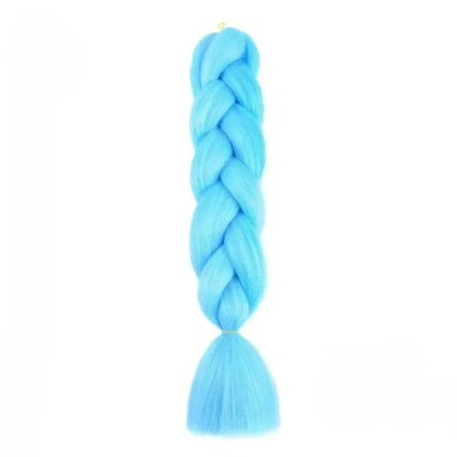YUNLU 24Inch Synthetic Crochet Hair Extensions for White Women Box Twist 165g Jumbo Braiding Hair Pre Stretched Wholesale A31 24inches