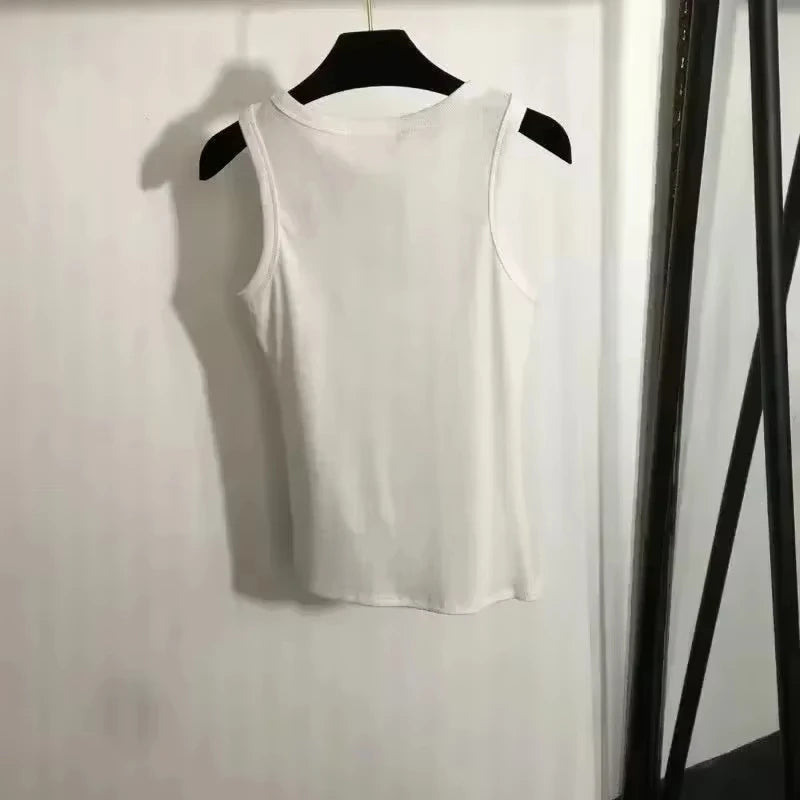 2025 Trending! Luxury French Printed Vest - Comfort-Driven for Travel/Sports, Breathable Elegance Printed vest