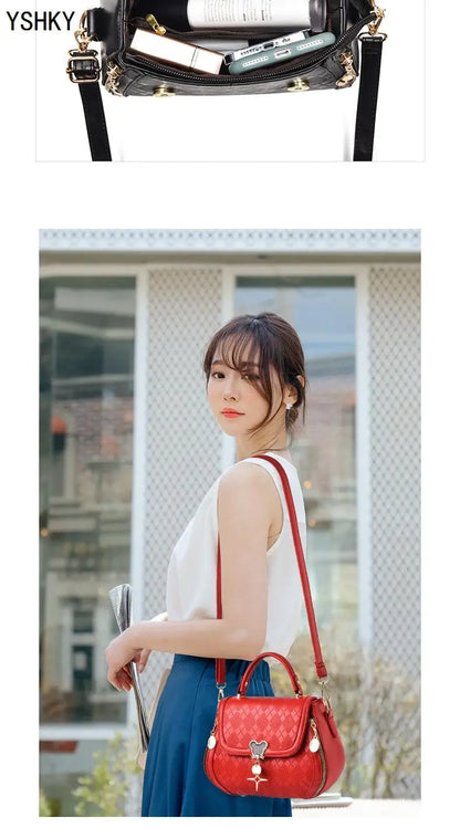 Women tote handbag bag  for women shoulder bag  sac a main femme luxury designer Genuine leather women's bag Bow Bucket bag Badiee Stylez