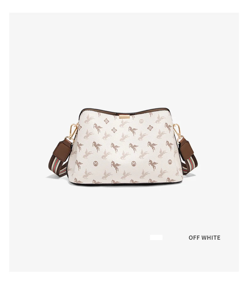 FOXER Monogram Women Shoulder Tote Bag 2025 Fashion Commuter Female Large Crossbody Purse for Mom