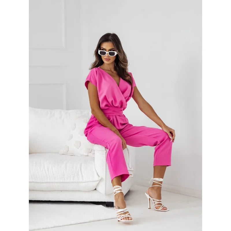 24 Years Fashion New Popular Leisure Large Quantity in Stock New Summer jumpsuit Commuter jump suits for women  jumpsuit women Badiee Stylez