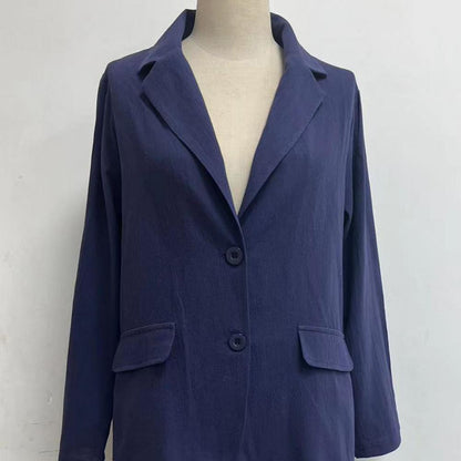 Formal Shorts Suit Knee Length Pants Lady Business Outfit Cardigan Plus Size Lady Coat Shorts Set Daily Wear