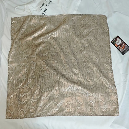 Headwear Y2K Snake Print Hair Scarf Soft Hip Hop Serpentine Hair Band Square Turban Snake Punk Bandana Streetwear