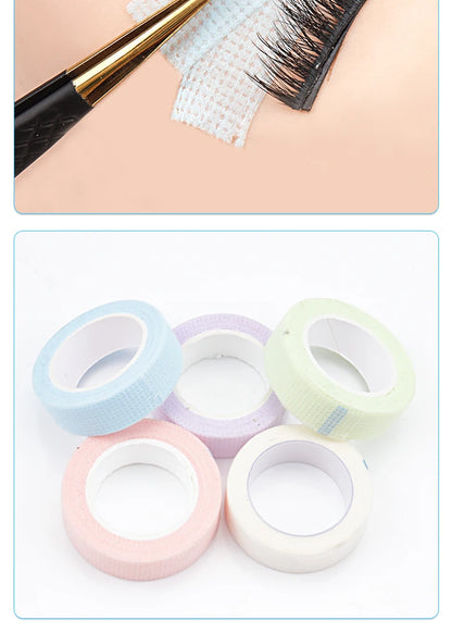 10 Rolls Eyelash Tape For Lash Extension Breathable Non-woven Tape Under Eye Pads Adhesive Eye Stickers Makeup Tools Eye Patches