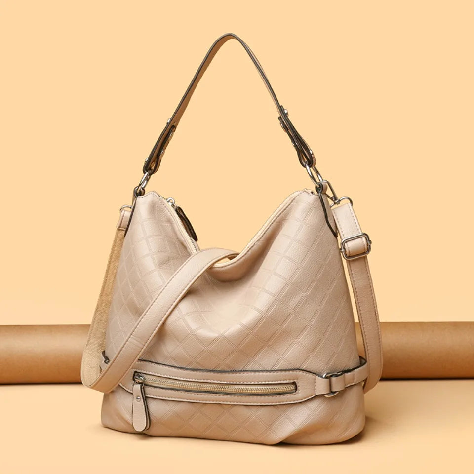 Genuine Brand High Quality Leather Casual Tote Luxury Handbags Women Bags Designer Shoulder Underarm Bags for Women Bucket Sac