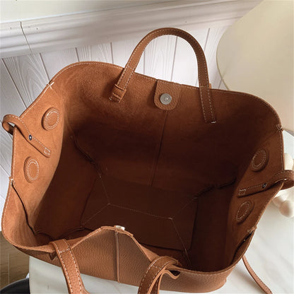 MOODS Branded Underarm Shoulder Bags For Women 2024 Latest Luxury Designer Handbags Soft PU Leather Large Capacity Shopping Tote