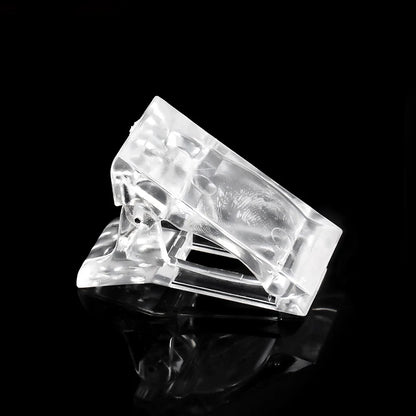 Acrylic Nail Clip Transparent Gel Quick Building Nail Tips Clips Fingernail Extension UV Clamps Manicuring Art Builder Tools Set J96625