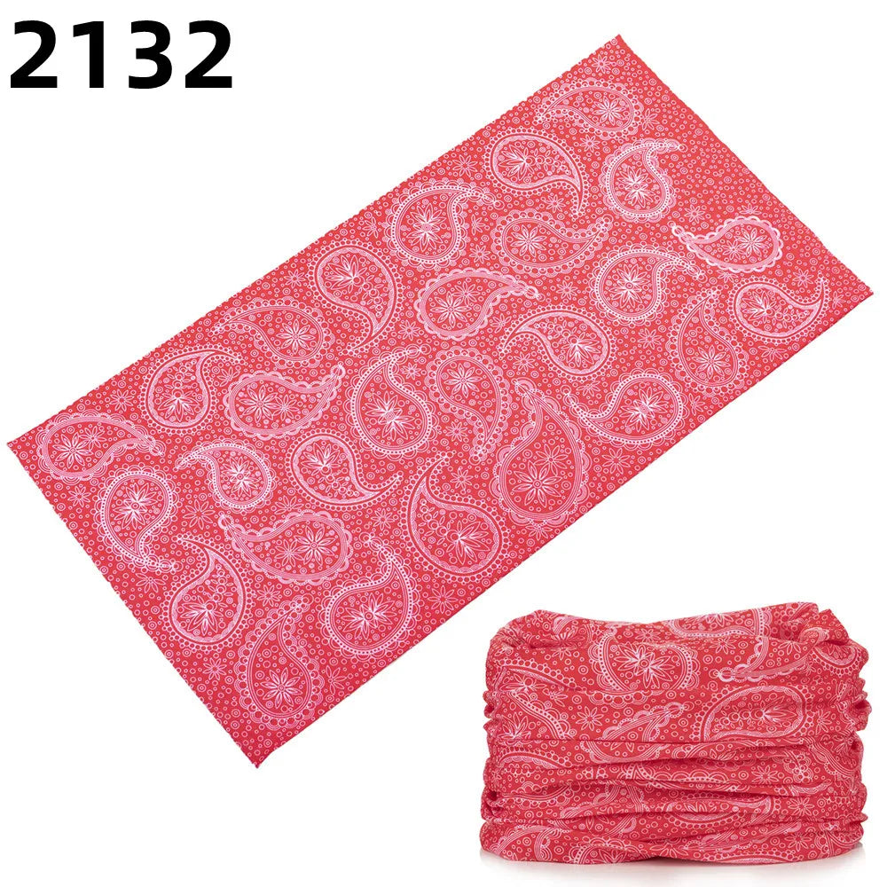 2101Unisex Climbing Hiking Scarf Sport Headwear Bandanas Motorcycle Turban Hand Band Magic Scarves Outdoor Cycling Headband Mask 2132