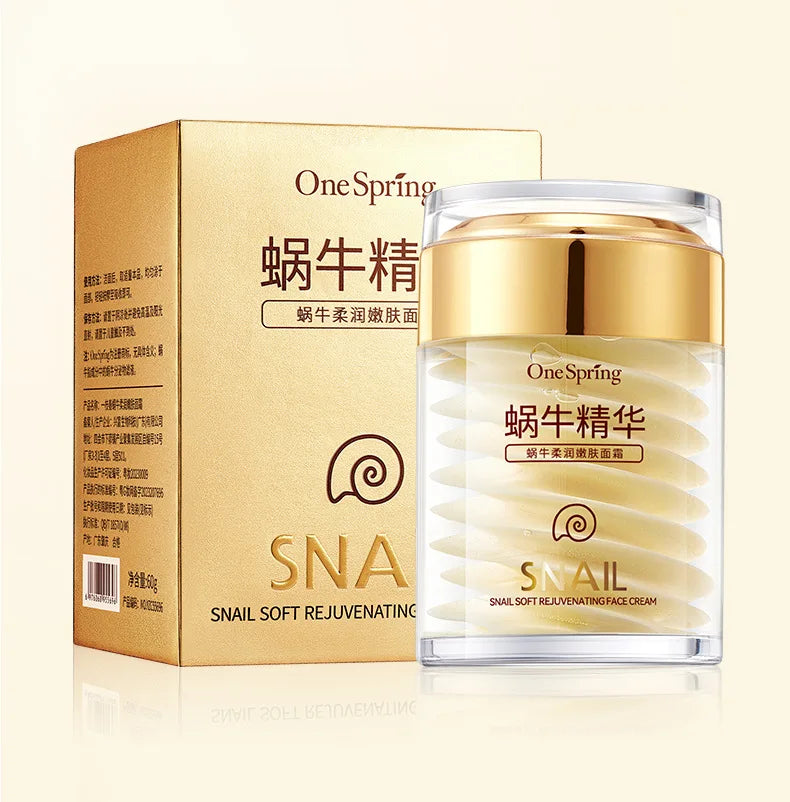Snail Collagen Face Cream Whitening Moisture Anti Aging Facial Firming Cream Anti Wrinkles Eye Bags Korean Skin Care Product 60g