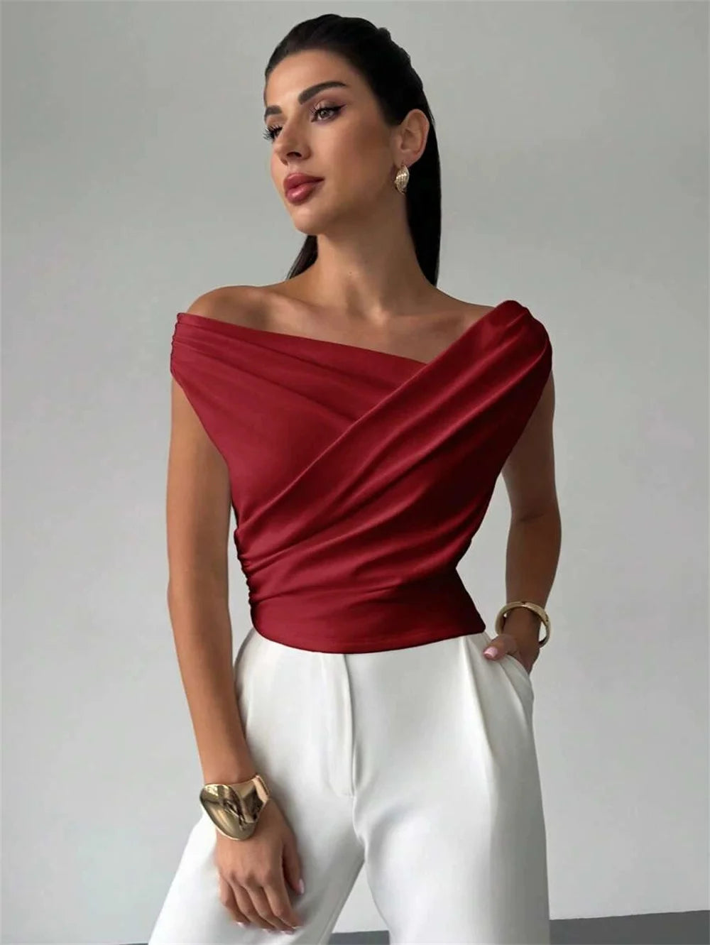 Fashion Tops Tee Woman Solid Sleeveless Shirts Ladies Camisas Mujer Summer Casual Sexy Blouse Shirt Women Clothing Blusas