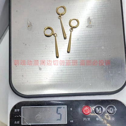 One Piece Earrings Roronoa Zoro Cosplay Stainless Steel Earrings New Style Anime Fans Gift Badiee Stylez