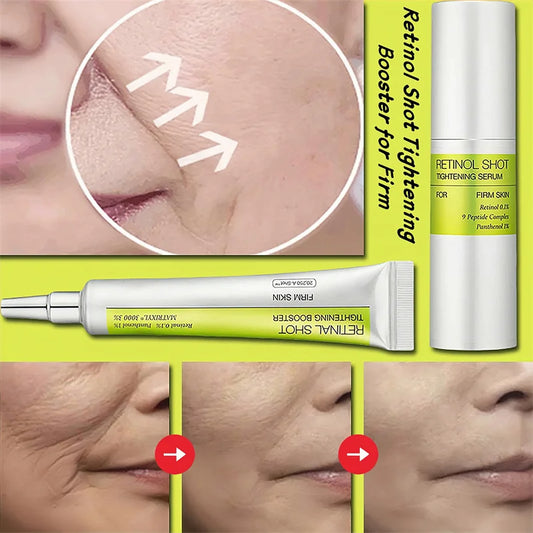 Retinol Shot Tightening Booster For Firm Skin Face Serum Eye Cream Moisturizing Anti Aging Wrinkles Dark Circles Puffiness Care