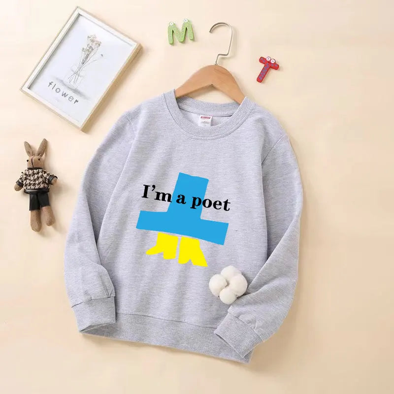 Children Graphic Sweatshrits 2025 Spring Cotton Tops Girls Long Sleeve boys Pullovers Cartoon Toddler Outerwear Kids Hoodies