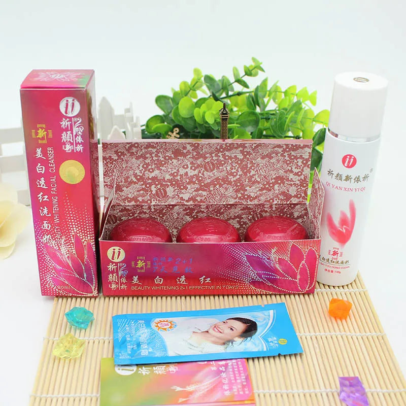 Yiqi Beauty Whitening Red Cover Set Moisturizing ABC Cream Default Title