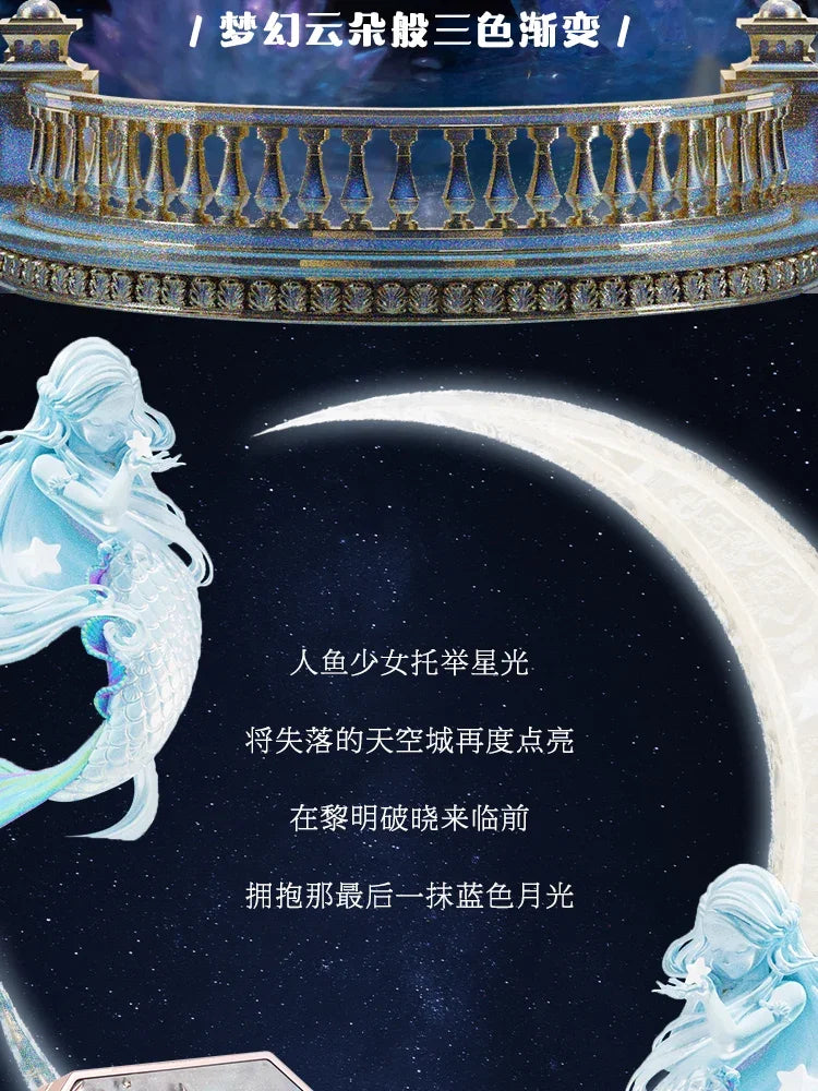 Flower Knows Cheek Blush Moonlight Mermaid Tri-Color Gradient Blusher in Matte Finish Vegan Cruelty Free Private Label Makeup