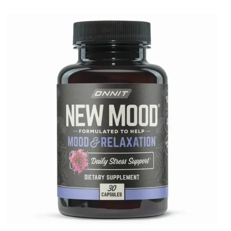 Vitamin D Supplement, Chamomile Flower Extract, Stress Relief, Mood & Relaxation Supplement, 30 Capsules United States 30count