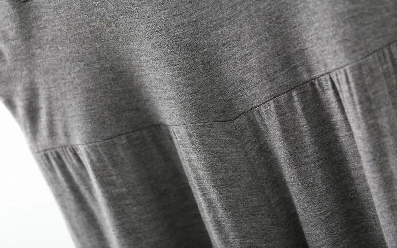 Spring Summer Modal Wide leg pants calf length Loose Casual yoga pant Plus size High Waist three quarter Trousers All match