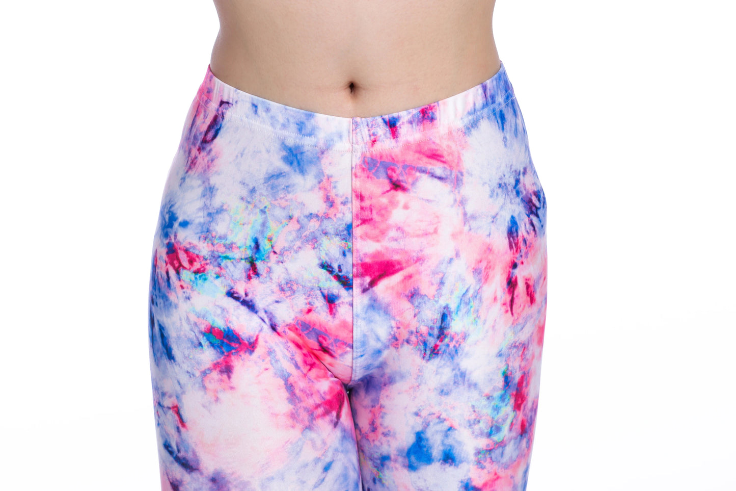 Women Leggings High Waist Cartoon Comic Beauty Print Trousers Soft Female Casual Elastic Pant