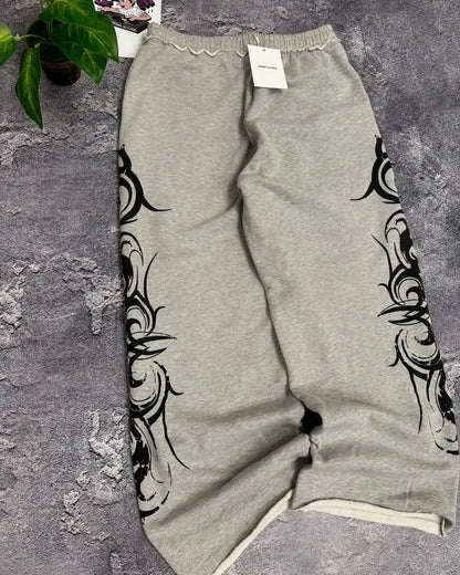 Y2K American Fashion Striped Sweatpants Women Loose Trend Pants Retro Casual Comfortable Durable Training Outdoor Running Pants