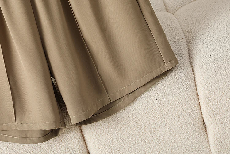 Plus Size Shorts Women High Elastic Waist Wide Leg Loose Pants With Pockets Summer 2025 New Korean Fashion Half Shorts Women