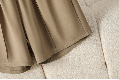 Plus Size Shorts Women High Elastic Waist Wide Leg Loose Pants With Pockets Summer 2025 New Korean Fashion Half Shorts Women