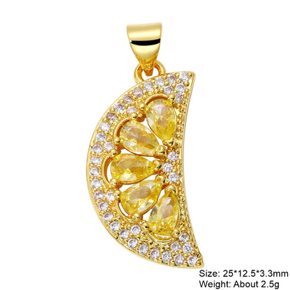 Juya Handmade Luxury Rainbow Zirconia 18K Gold Plated Decoration Snake Charms For DIY Fashion Talisman Jewelry Making Supplies Gold 1 CHINA