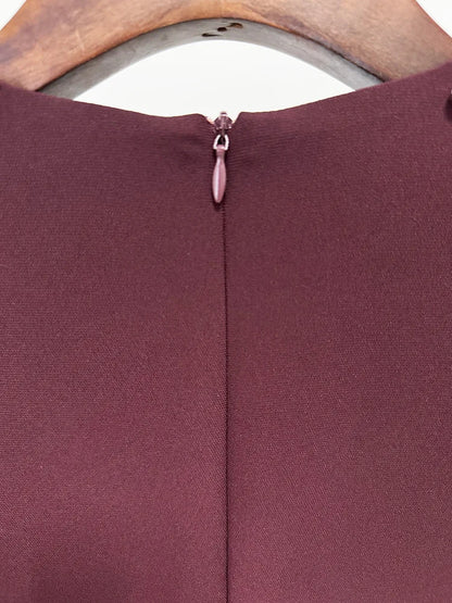 QMQA Fashion Women's Evening Dress Bead Diamond Spliced V Neck Long Sleeve High Waist Maxi Party Dresses 2025 Spring New QM324 Badiee Stylez