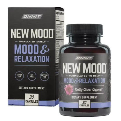 Vitamin D Supplement, Chamomile Flower Extract, Stress Relief, Mood & Relaxation Supplement, 30 Capsules