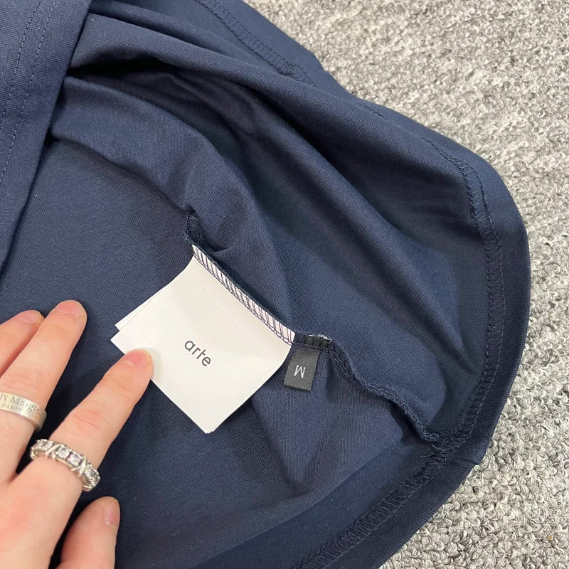 ARTE T-shirts Men Women Couples Streetwear High Quality Print Round Neck Short Sleeve Arte Top Tee One Day Shipped Out