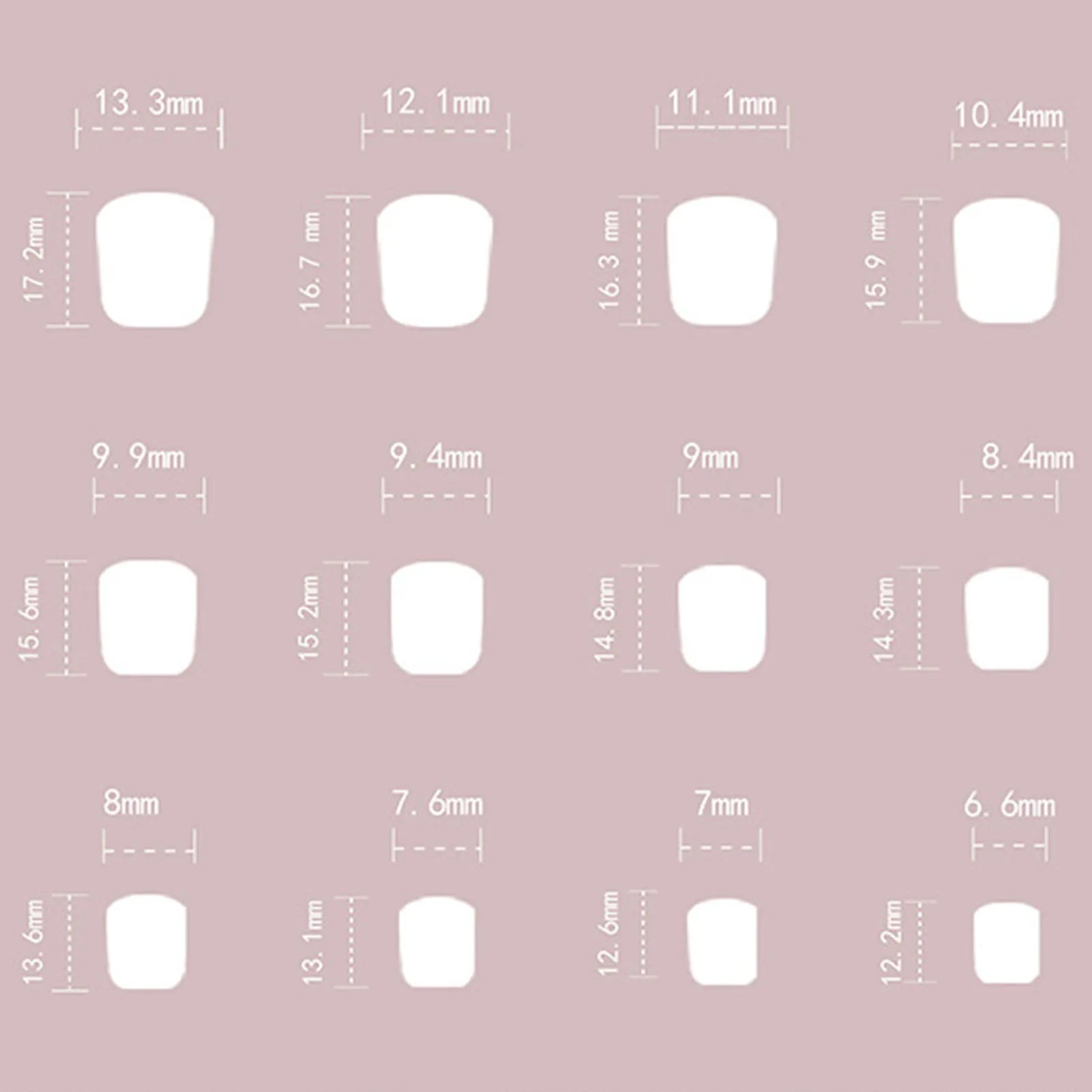 Glossy Pink False Nails with Glitter Natural Unbreakable Nail Simple Wear for Stage Performance Wear