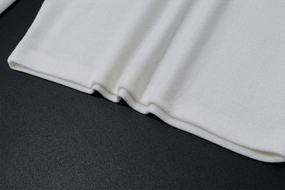 Candyhot Solid Elegant Off Shoulder Ribbed Crop Tops Autumn Fashion Casual Skinny Long Sleeve Camis Gentle Y2K Tight T-shirts