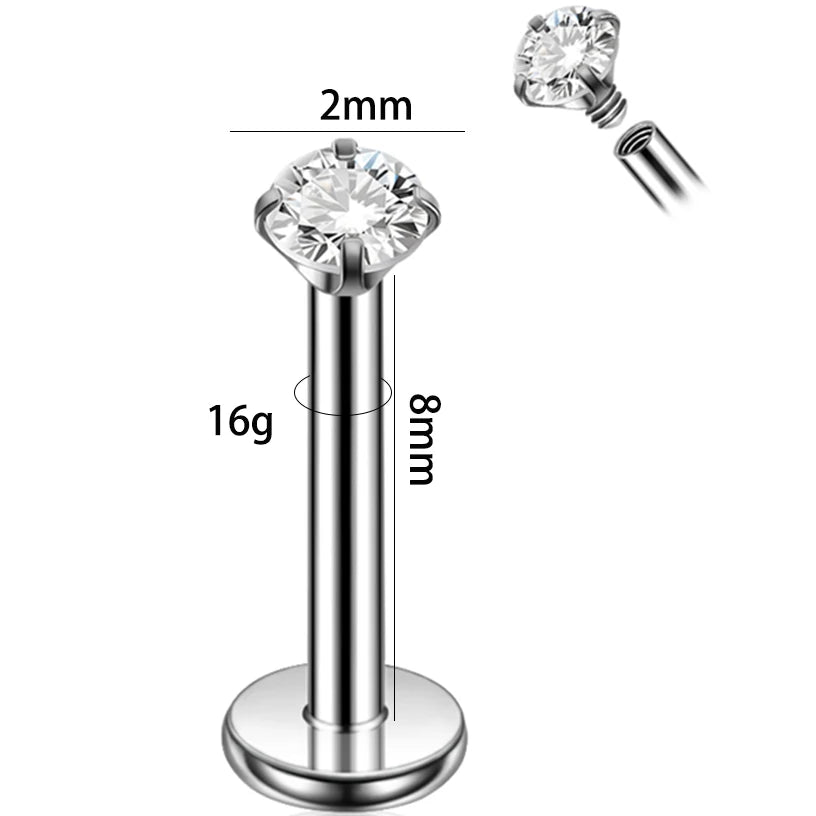 Dreamlee ASTM G23 Titanium Connector Chain For Nose Ring Hoop Clicker Cartilage Helix Body Piercing Jewelry Accessory A CHINA