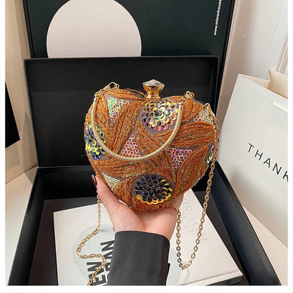 Luxury Gold Clutch Bags for Women 2025 Party Bags Evening Purse Designer Crossbody Bag New in Handbag Ladies hand bag sac femme