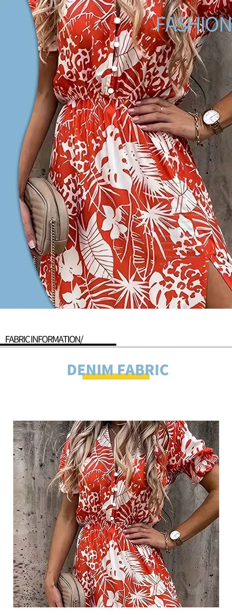 Plus Size Floral Print V Neck Dress, Casual Short Sleeve Dress For Spring & Summer, Women's Plus Size Clothing