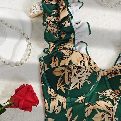 Sexy Bandage Ruffle Off Shoulder Slim Top Chic Straps Camis Slim Korean Tanks Top Elegant Crop Top Summer Women Bustier