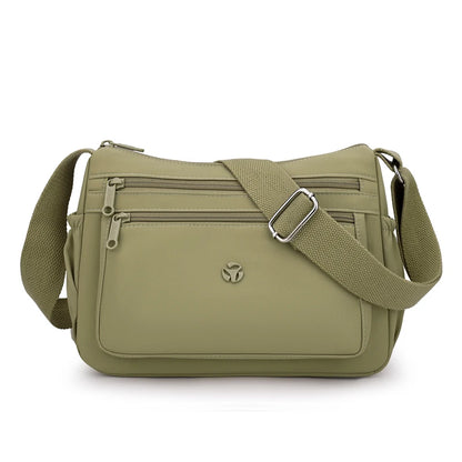 Just Hold A Lot Waterproof Nylon Shoulder Crossbody Bags for Women Messenger Travel Daily Use Bags Suitable for Mothers Shopping Songmu Lv