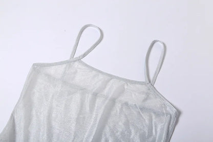 See Through Maxi Dress Women Sexy Strappy Dresses Body-shaping Vestido Female Stunning Hipster Attirewear Clothing