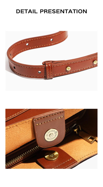 Toptrends Korean Style Bucket Genuine Leather Shoulder Bags For Women 2025 Luxury Designer Crossbody Purses Tote Ladies Handbags