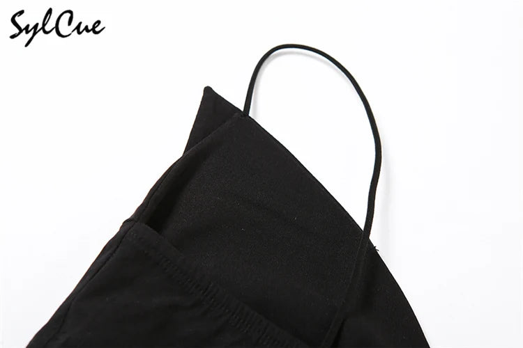 Sylcue Butterfly Plastic Art Design Advanced Fashion Personality All-Match Summer Travel Cool Women'S Sexy Charm Camisole Vest