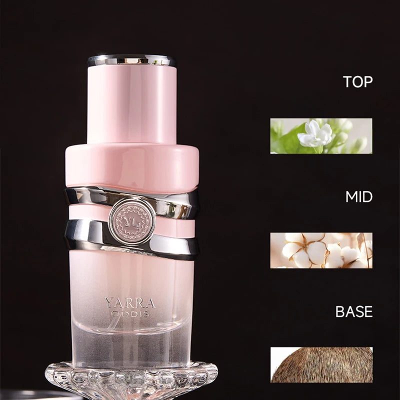 Pink Ya Arabic Brand Perfume 50ml Original Brand Luxury Floral Fruity Fragrance Long-lasting Body Spray For Women Eau De Parfum - Badiee Stylez