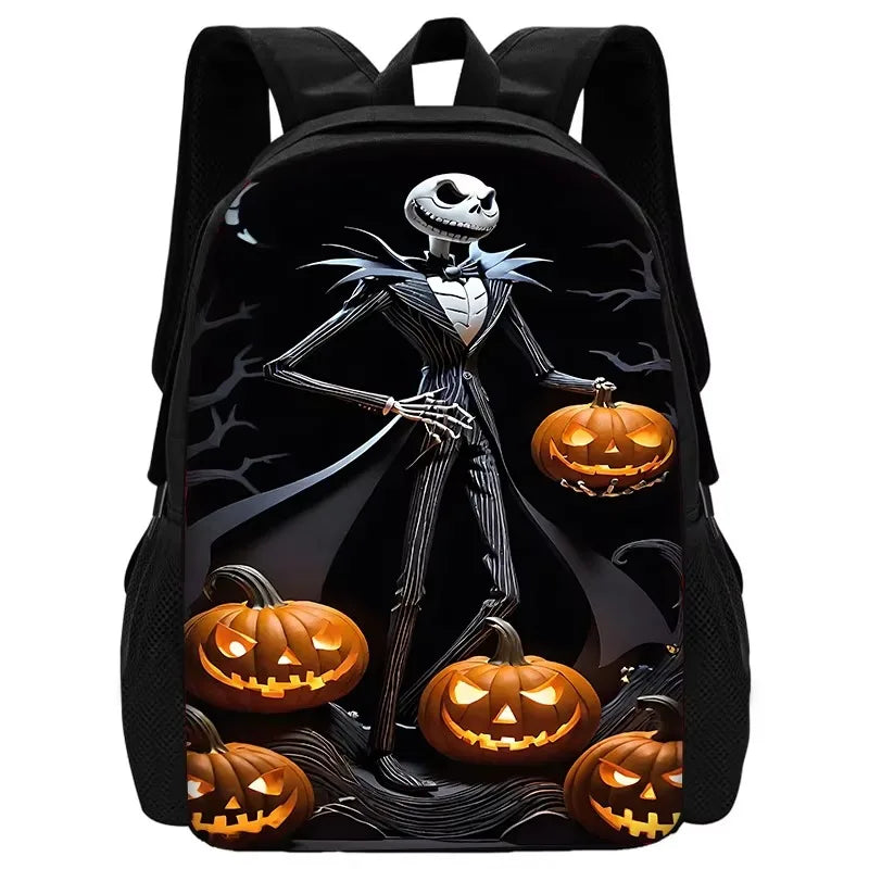 The Nightmare Before Christmas Child School Backpack with Lunch Bags ,Pencil Bags ,School Bags for Boys Girls Best Gift XHOO1-SB-079-A6