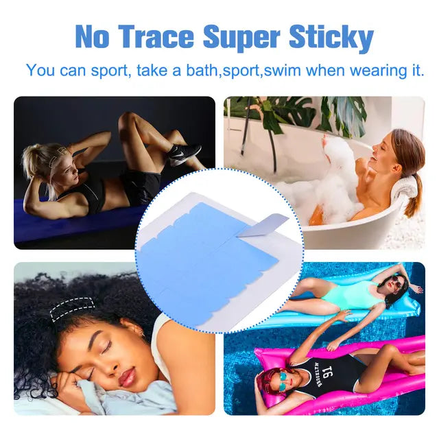 Double-Sided Hair Extension Tape Replacement Adhesive Tape for Extensions