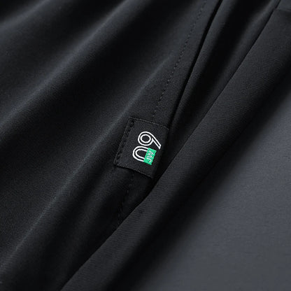 Men Pants Ice Silk Elastic Plus Size 6XL 7XL 8XL Quick Dry Summer Beach Thin Breathable Home Trousers Brand Stretch Lightweight